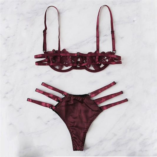 Temptation Bra and Thong Set